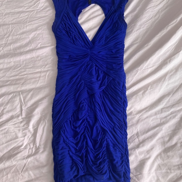 BCBC Blue Keyhole Dress - Picture 2 of 3